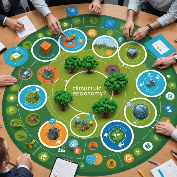 Quels sont les défis de la création d'un jeu de simulation de gestion des ressources pour enseigner les principes de l'économie circulaire ?